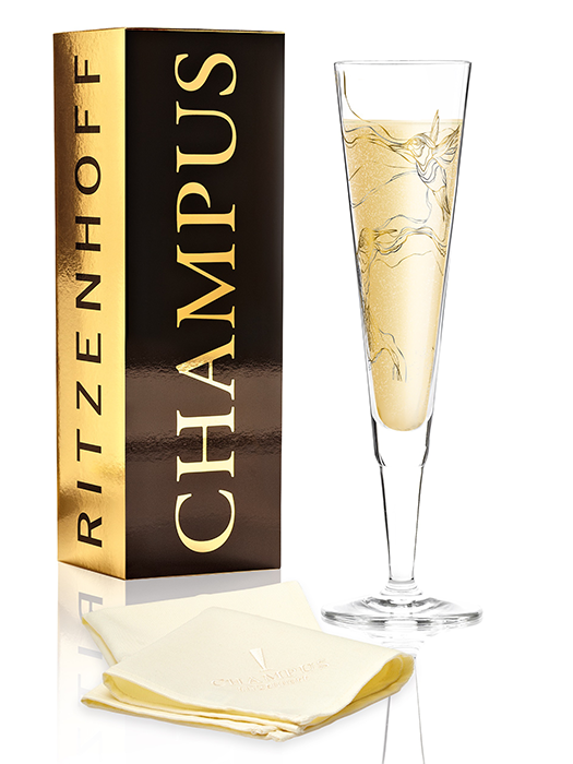 Verre à champagne Marvin Benzoni 2020 - Champus Ritzenhoff
