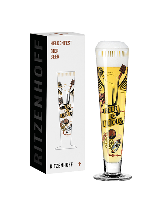  Black Label Beer Glass 1018246 - Ritzenhoff