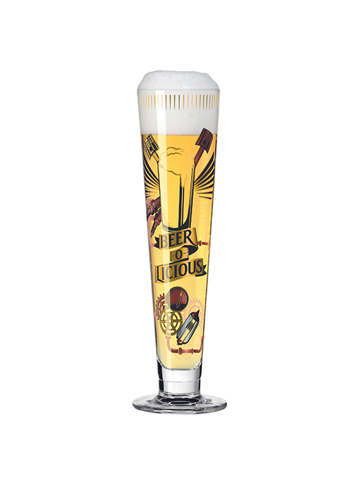  Black Label Beer Glass 1018246 - Ritzenhoff