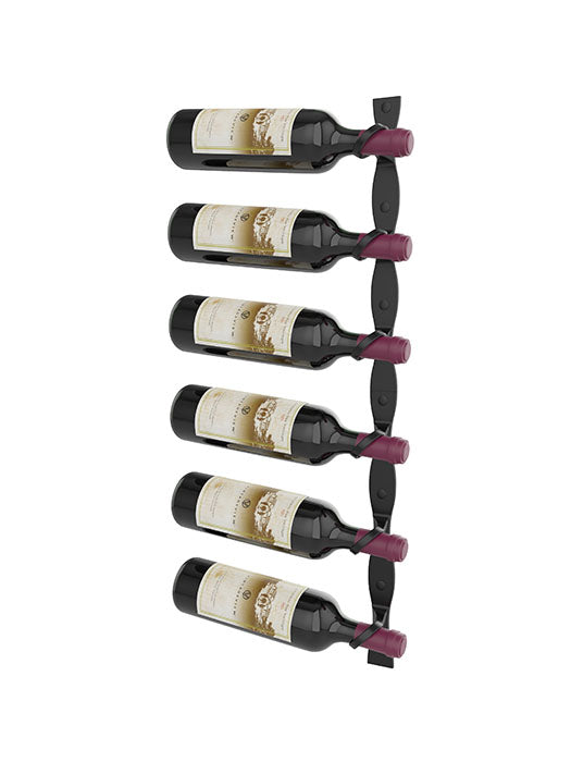 Helix Series 30-inch Single Bottles Left Rack - Vintage View
