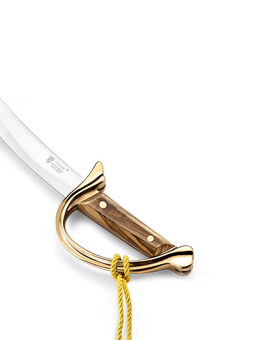 Olivier handle champagne sabre with stand- Claude Dozorme