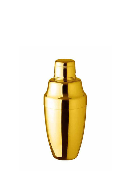 Gold plated Cobbler shaker - Yukiwa