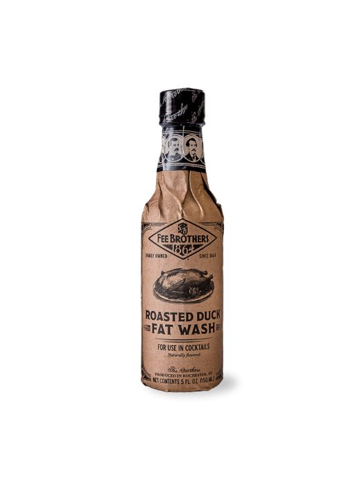 Sirop à cocktail Fat Wash à la graisse de canard rôti (150 ml) - Fee Brothers