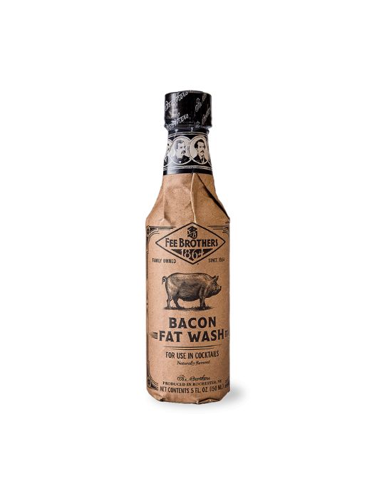 Bacon Fat Wash Cocktail Syrup (5.1 oz) - Fee Brothers