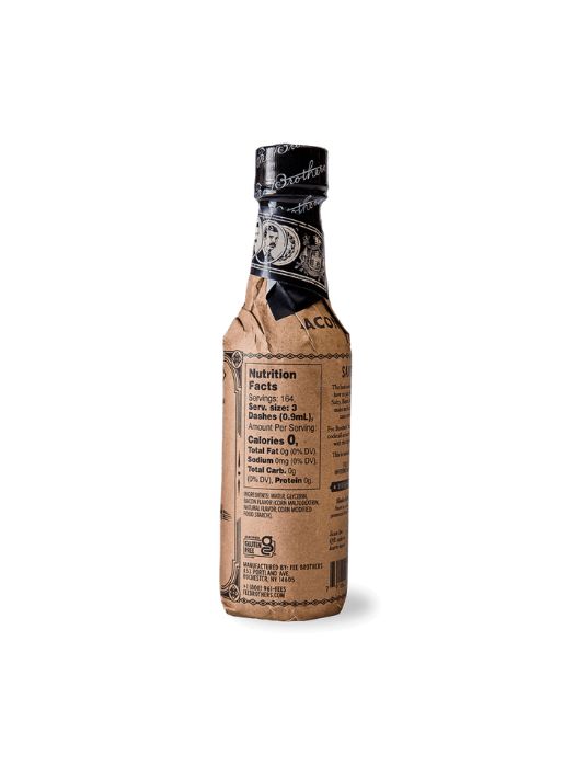 Bacon Fat Wash Cocktail Syrup (5.1 oz) - Fee Brothers