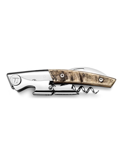 Thiers Sommelier Corkscrew with Ram's Horn Crust handle - Claude Dozorme