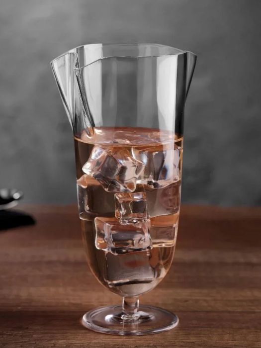 Bar/Giani Double Spout Mixing Glass (23.75 oz) - Nude