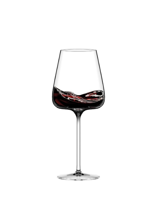 Wine Glass Etoilé Noir Leggerissimi Mouth Blown - Italesse