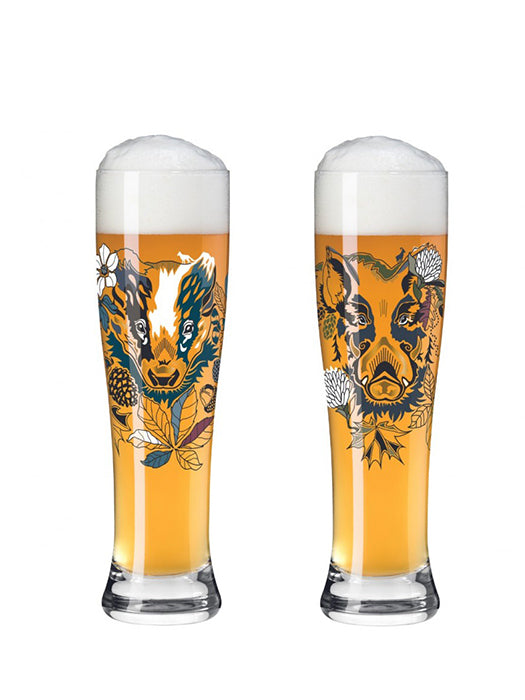 Tall Beer Glass Brauchzeit Weizen Sanglier - Ritzenhoff