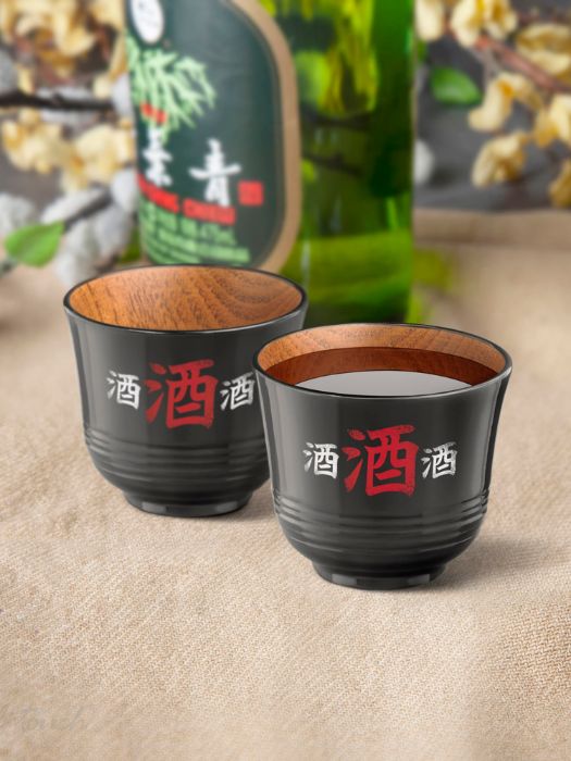 Wooden Sake Glasses (Set of 2) - Final Touch