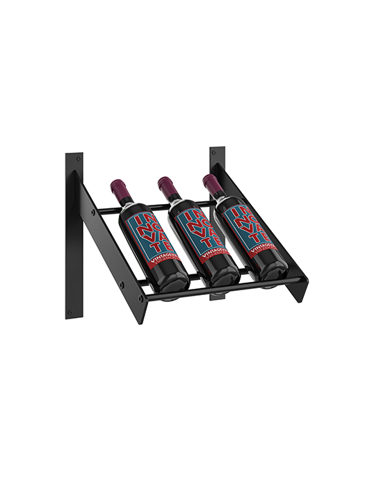 Evolution Series Presentation Rack For 3 Bottles 1C - Vintage View