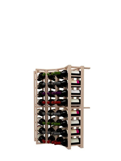 Wine rack 32 bottles (Curved Corner)- Vinum Rack