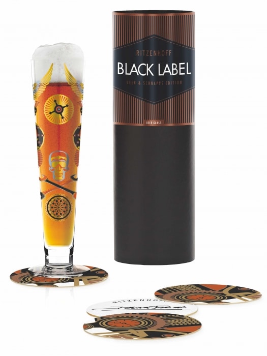 Black Label beer glass – Ritzenhoff brand