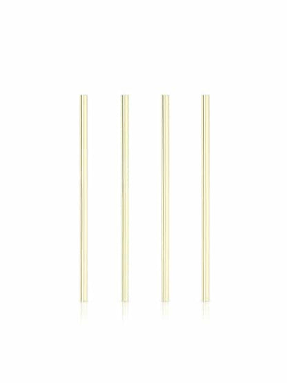 Set of 4 gold straws 8.5in - Viski