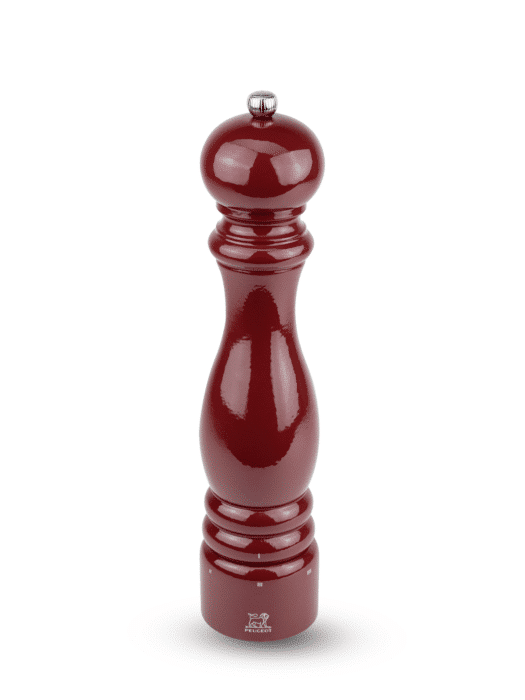 Pepper mill in red lacquered wood, 30 cm – Peugeot