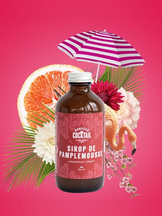Grapefruit Elixir syrup - Monsieur Cocktail