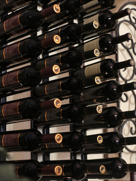Wine Rack Rails Metal Straight Wall Wine Rails (Cork-out)- Ultra Wine Rack – Vinum Design
