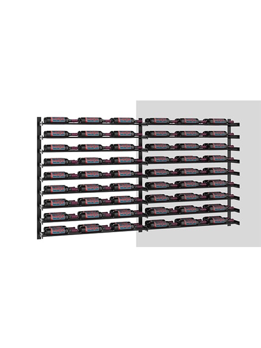 Evolution Wine Wall 45″ EXTENSION KIT for 27 to 81 bottles- Vintage View